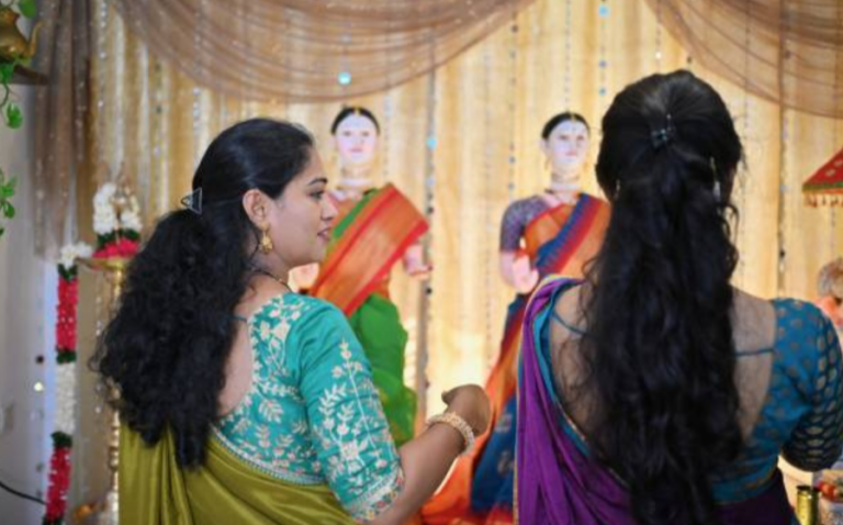 Grace and Tradition: Stunning Half Saree Ceremony Decoration Ideas for a Memorable Celebration